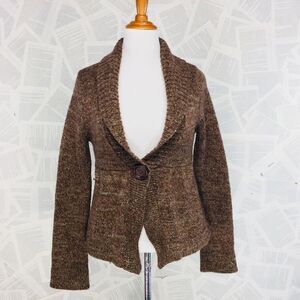 Anthro Kaisely Knit V-Neck Cardigan Size Medium